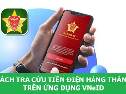 Cách tra cứu tiền điện hàng tháng trên ứng dụng VNeID