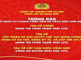 Công an xã Hoài Đức chú trọng thực hiện cải cách thủ tục hành chính phục vụ Nhân dân