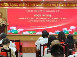 Phường Giảng Võ: Triển khai đề án sắp xếp, đổi tên tổ dân phố sau sắp xếp
