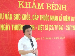 Yên Sở: Chương trình khám, tư vấn sức khỏe, tặng quà và cấp phát thuốc cho các đối tượng người có công với cách mạng - Lời tri ân từ trái tim