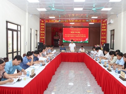 Ban Chấp hành Đảng bộ xã Hòa Xá thảo luận, góp ý Dự thảo Báo cáo chính trị trình Đại hội Đảng bộ xã nhiệm kỳ 2025–2030
