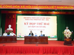 HĐND xã Phù Đổng thông qua 8 nghị quyết tại kỳ họp