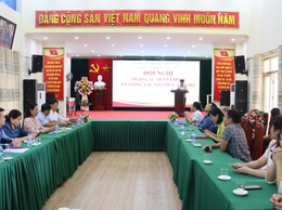 Hội nghị trao Quyết định công tác cán bộ và tổ chức cơ sở Đảng
