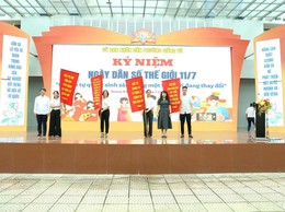 Phường Giảng Võ: tổ chức truyền thông Kỷ niệm Ngày Dân số Thế giới 11/7