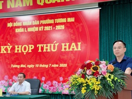 Kỳ họp thứ hai HĐND phường Tương Mai, khoá I, Nhiệm kỳ 2021-2026
