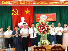 Xã Bình Minh: Công bố Quyết định thành lập Trạm y tế xã và công tác cán bộ