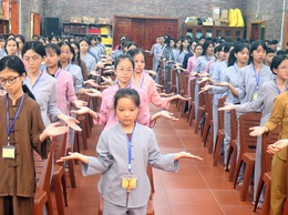 Khóa tu mùa hè tại chùa Hạnh Bồ, chùa Đông Nam an toàn đúng quy định
