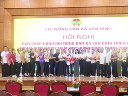 HỘI NÔNG DÂN XÃ VÂN ĐÌNH TRIỂN KHAI NHIỆM VỤ TRỌNG TÂM THÁNG 7 VÀ 6 THÁNG CUỐI NĂM 2025