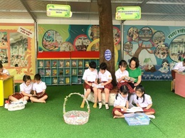 TRƯỜNG TIỂU HỌC NAM TRUNG YÊN - Điểm sáng trong phong trào xây dựng “Thư viện thân thiện”