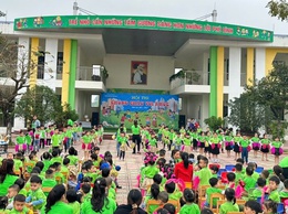 XÃ TAM HƯNG TRIỂN KHAI ĐỒNG BỘ CÁC GIẢI PHÁP NÂNG CAO CHẤT LƯỢNG BỮA ĂN BÁN TRÚ CHO HỌC SINH TIỂU HỌC VÀ MẦM NON