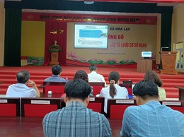 Xã Hòa Lạc tham gia tập huấn triển khai Hệ thống tiếp nhận phản ánh, sáng kiến khoa học và chuyển đổi số