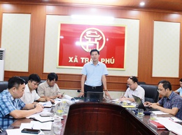 Đảng uỷ xã Trần Phú: họp Ban chấp hành đóng góp ý kiến vào dự thảo báo cáo chính trị Đại hội Đảng bộ xã lần thứ nhất, nhiệm kỳ 2025-2030