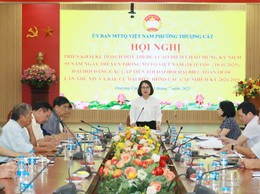 Phường Thượng Cát phát động thi đua cao điểm chào mừng Ngày truyền thống MTTQ và Đại hội Đảng