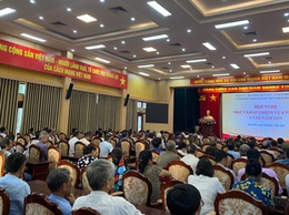 Ban thường trực Uỷ ban MTTQ Việt Nam xã Hoài Đức tổ chức hội nghị gặp mặt các đồng chí Trưởng ban Mặt trận, trưởng các đoàn thể ở thôn, tổ dân phố triển khai nhiệm vụ 6 tháng cuối năm 2025