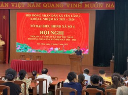 HỘI ĐỒNG NHÂN DÂN XÃ YÊN LÃNG TỔ CHỨC TIẾP XÚC CỬ TRI SAU KỲ HỌP THỨ NHẤT, HĐND XÃ NHIỆM KỲ 2021 – 2026