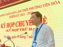 Kỳ họp thứ Hai - Hội đồng nhân dân lâm thời phường Yên Hòa nhiệm kỳ 2021 - 2026