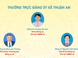 Bộ máy tổ chức của Đảng ủy - HĐND - UBND - UB MTTQ VN xã Thuận An