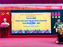 Phường Việt Hưng tổ chức “Ngày hội toàn dân bảo vệ an ninh Tổ quốc” năm 2025