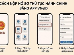 Hướng dẫn nộp hồ sơ trực tuyến bằng app VNeID