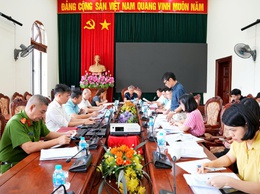 Phiên họp thứ 2 Tiểu ban Văn kiện Đại hội Đảng bộ phường Sơn Tây