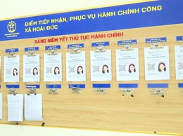 THÔNG BÁO: Trụ sở Điểm tiếp nhận, phục vụ hành chính công xã Hoài Đức
