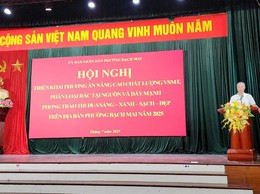 Phường Bạch Mai tổ chức Hội nghị triển khai phương án nâng cao chất lượng vệ sinh môi trường, phân loại và thu gom chất thải rắn sinh hoạt tại nguồn và đẩy mạnh phong trào thi đua “Sáng – xanh – sạch – đẹp” trên địa bàn năm 2025.