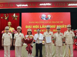 CÔNG AN XÃ THANH TRÌ TỔ CHỨC THÀNH CÔNG ĐẠI HỘI ĐẢNG BỘ LẦN THỨ I, NHIỆM KỲ 2025 – 2030
