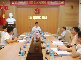 Xã Quốc Oai tổ chức hội nghị triển khai thực hiện công điện 65 của Thủ tướng Chính phủ về đấu tranh ngăn chặn đẩy lùi tình trạng buôn lậu gian lận thương mại, hàng giả, xâm phạm quyền sở hữu trí tuệ