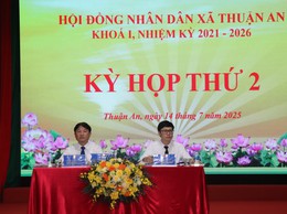 Kỳ họp thứ 2 - HĐND xã Thuận An nhiệm kỳ 2021 - 2026