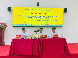 UBND xã Yên Bài tổ chức hội nghị triển khai và đánh giá một số nhiệm vụ trọng tâm năm 2025