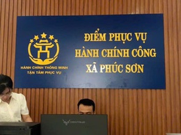 Thông báo về việc phân công nhiệm vụ đối với Lãnh đạo, Công chức được cử đến làm việc tại Điểm tiếp nhận, phục vụ hành chính công xã