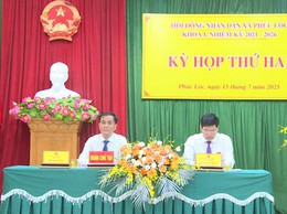 Kỳ họp thứ Hai, HĐND xã Phúc Lộc, khoá I, nhiệm kỳ 2021-2026