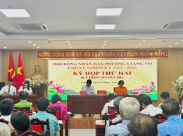 Hội đồng nhân dân phường Giảng Võ: Tổ chức Kỳ họp thứ 2 quyết nghị nhiều nội dung quan trọng
