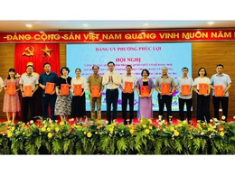 Công bố quyết định thành lập tổ chức cơ sở đảng trực thuộc Đảng uỷ phường Phúc Lợi 