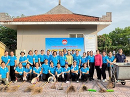 MẶT TRẬN TỔ QUỐC VIỆT NAM PHƯỜNG THANH LIỆT CHUNG TAY BẢO VỆ MÔI TRƯỜNG, XÂY DỰNG KHÔNG GIAN XANH