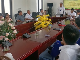 UBND xã Bình Minh tổ chức hội nghị bàn giải pháp tháo gỡ khó khăn trong công tác sản xuất nội đồng