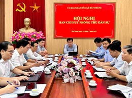Bát Tràng ra mắt Ban chỉ huy phòng thủ dân sự
