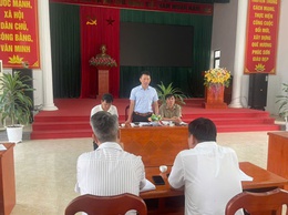 Ban Chấp hành Đảng bộ UBND xã Phúc Sơn tổ chức cuộc họp lần thứ nhất