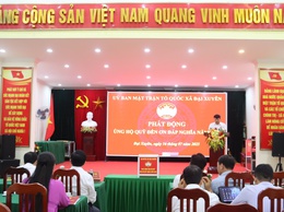 Ủy ban MTTQ xã Đại Xuyên  phát động ủng hộ Quỹ “Đền ơn đáp nghĩa” năm 2025