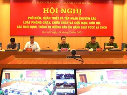 Hội nghị phổ biến, quán triệt và tập huấn chuyên sâu Luật Phòng cháy, chữa cháy và cứu nạn, cứu hộ trên địa bàn thành phố Hà Nội