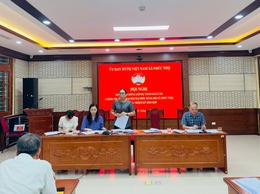 UBMTTQVN xã Phúc Thọ tổ chức Hội nghị lấy ý kiến góp ý vào Dự thảo Báo cáo chính trị trình Đại hội Đảng bộ xã lần thứ Nhất