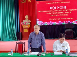 Xã Phượng Dực triển khai các hoạt động kỷ niệm 78 năm 
Ngày Thương Binh – Liệt sỹ (27/7/1947-27/7/2025)