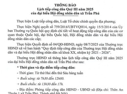 THÔNG BÁO