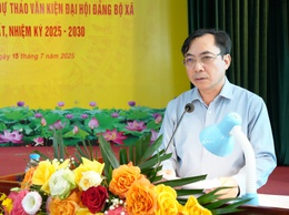 Hội nghị Góp Ý Văn Kiện Đại Hội Đảng Bộ Xã Hạ Bằng Nhiệm Kỳ 2025–2030