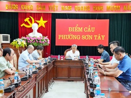 Sơn Tây tham dự hội nghị trực tuyến đánh giá tình hình triển khai vận hành mô hình chính quyền địa phương 2 cấp