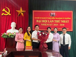 5/5 Chi bộ các Cơ quan Đảng phường Phú Lương tổ chức thành công Đại hội lần thứ Nhất, nhiệm kỳ 2025-2030
