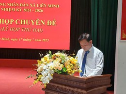 HĐND xã Liên Minh tổ chức Kỳ họp Chuyên đề (Kỳ họp lần thứ 2) HĐND xã Khóa 1, Nhiệm kỳ 2021- 2026