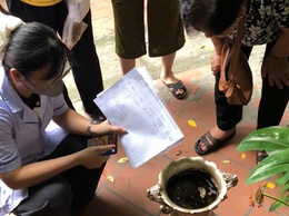 TRẠM Y TẾ PHƯỜNG BA ĐÌNH TỔ CHỨC GIÁM SÁT Ổ DỊCH SỐT XUẤT HUYẾT TẠI NGÕ 92 PHỐ CỬA BẮC