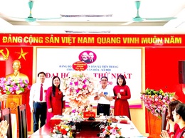 Các chi bộ trực thuộc Đảng bộ UBND xã Tiến Thắng hoàn thành Đại hội chi bộ nhiệm kỳ 2025- 2030