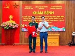 Phường Thanh Liệt: 360 đối tượng chính sách được khám, tư vấn sức khoẻ, cấp phát thuốc miễn phí